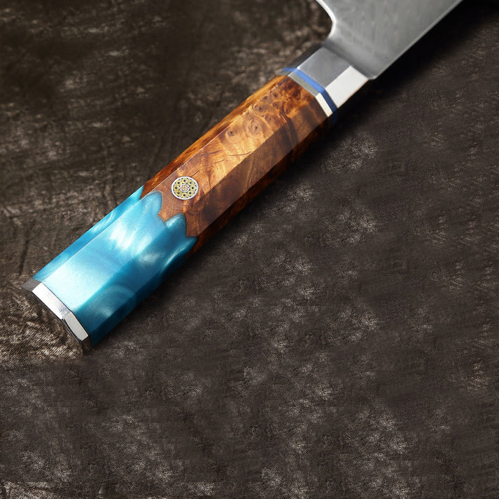 Sora Damascus Kiritsuke Knife
