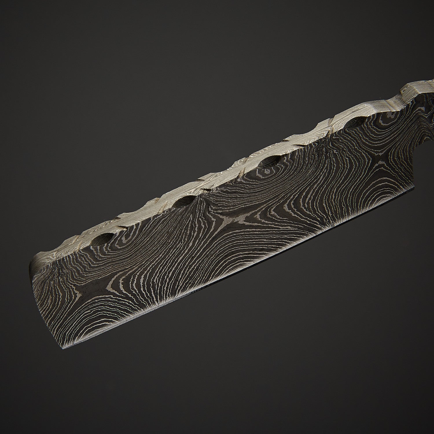 Damascus Steel Straight Razor Colorful Wooden Handle, Leather Sheath Knives Craft