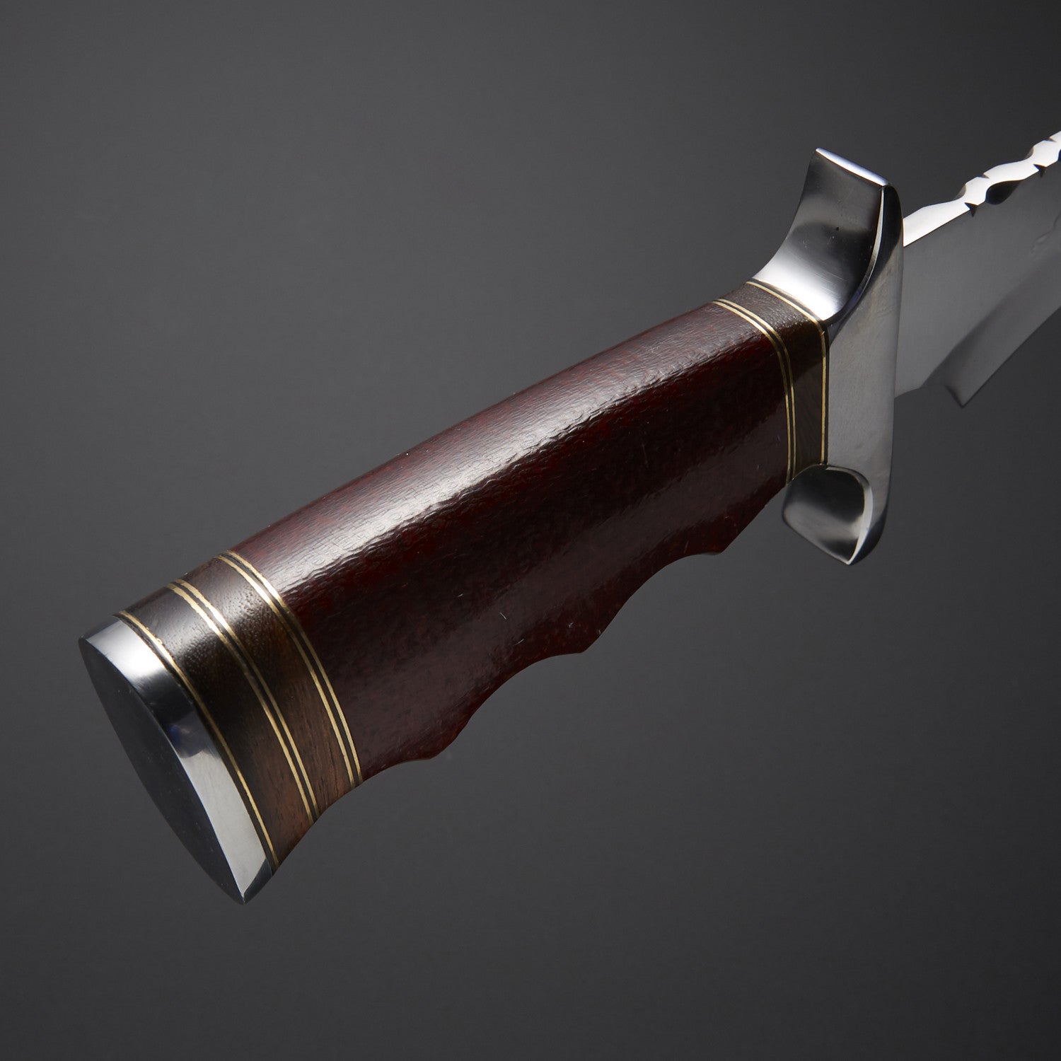 Tracker Hunting Bowie Knife with Leather Sheath – Razor Sharp & Collectible Knives Craft