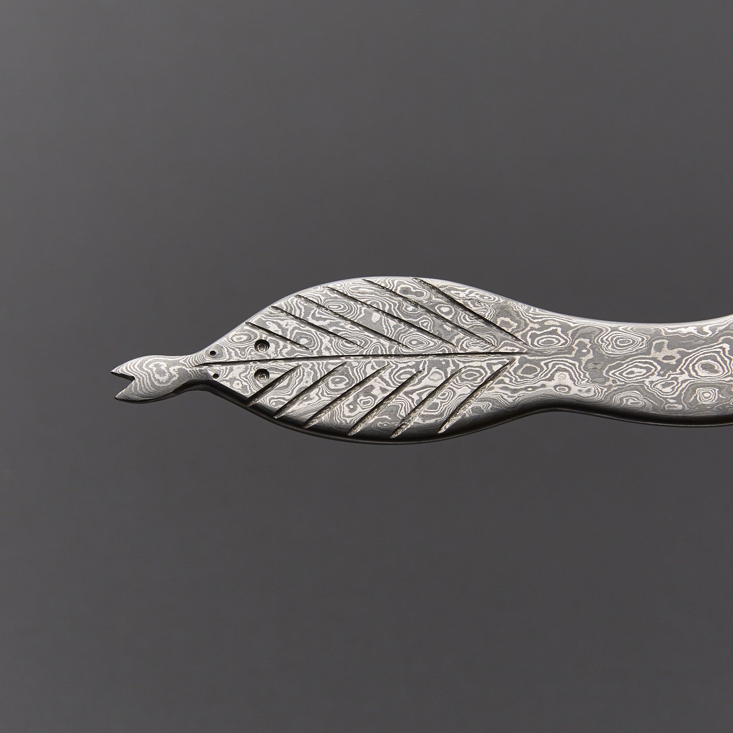 Handmade Damascus Steel Wavy Athame / Decorative Dagger Knives Craft