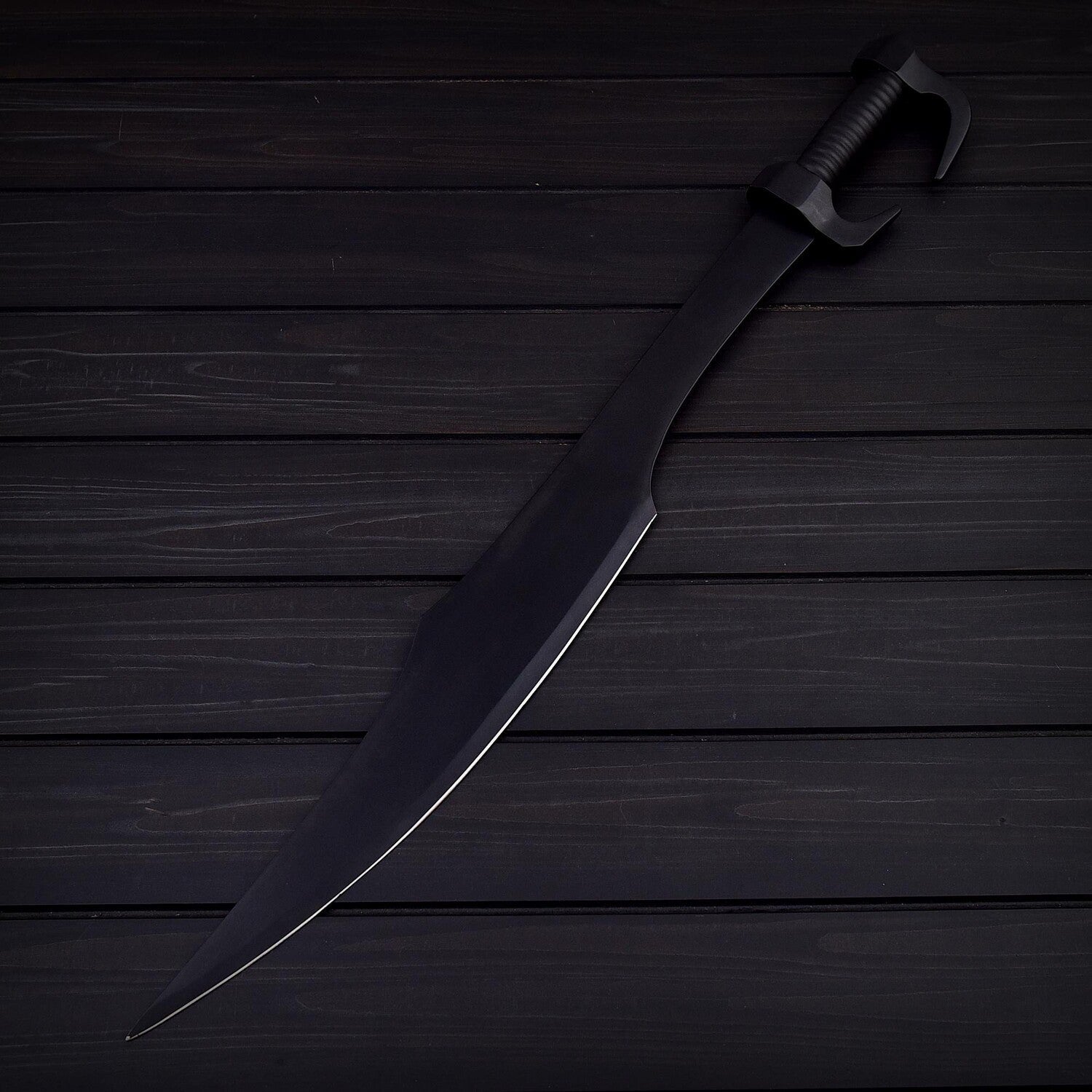 Blackened Viking| High Carbon Steel Sword β Sleek, Tactical Design Knives Craft