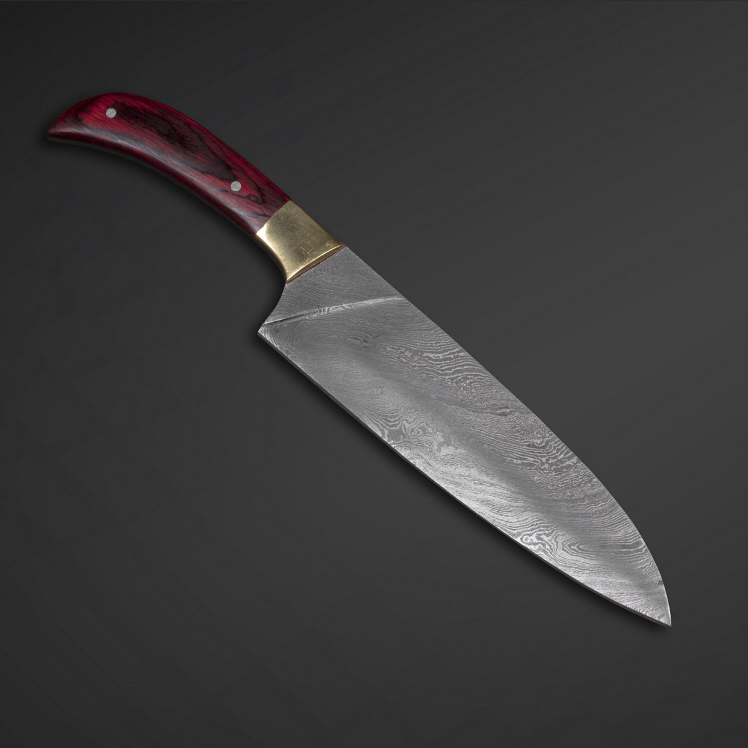 Hand-Forged Damascus Steel Chef Knife with Leather Sheath Knives Craft