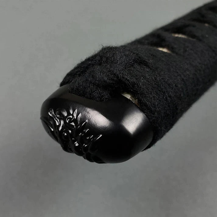 Hand-Forged Black Samurai Katana – High Carbon Steel Blade Knives Craft