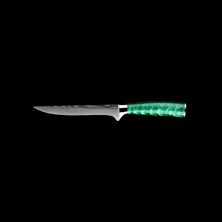 Precision Edge Damascus Boning Knife