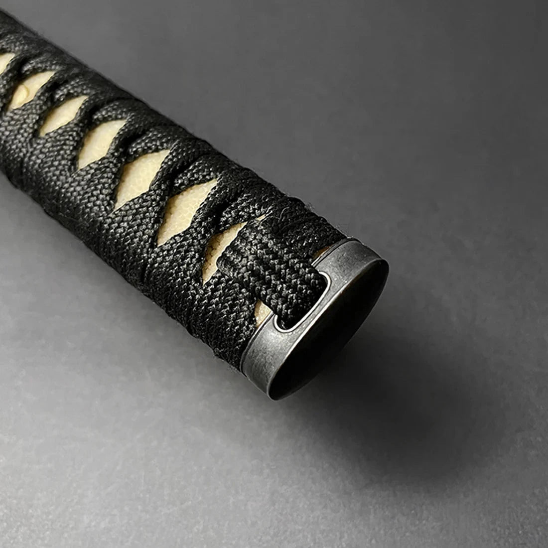 Handcrafted Samurai Katana with Black Scabbard – Exquisite Handcrafted Blade Knives Craft