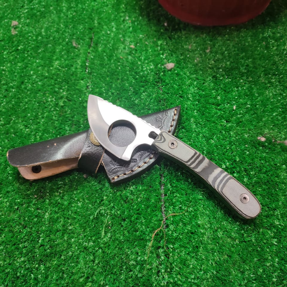 Compact Tactical Fixed Blade Knife with Sheath Knives Craft