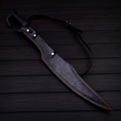 Blackened Viking| High Carbon Steel Sword – Sleek, Tactical Design Knives Craft