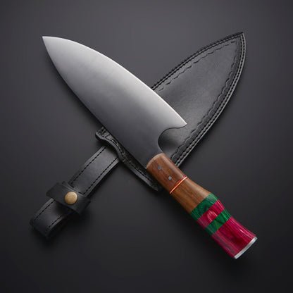 AquaForge™ Handcrafted Utility Knife –Pakka Wood Handle Collector’s Edition Knives Craft