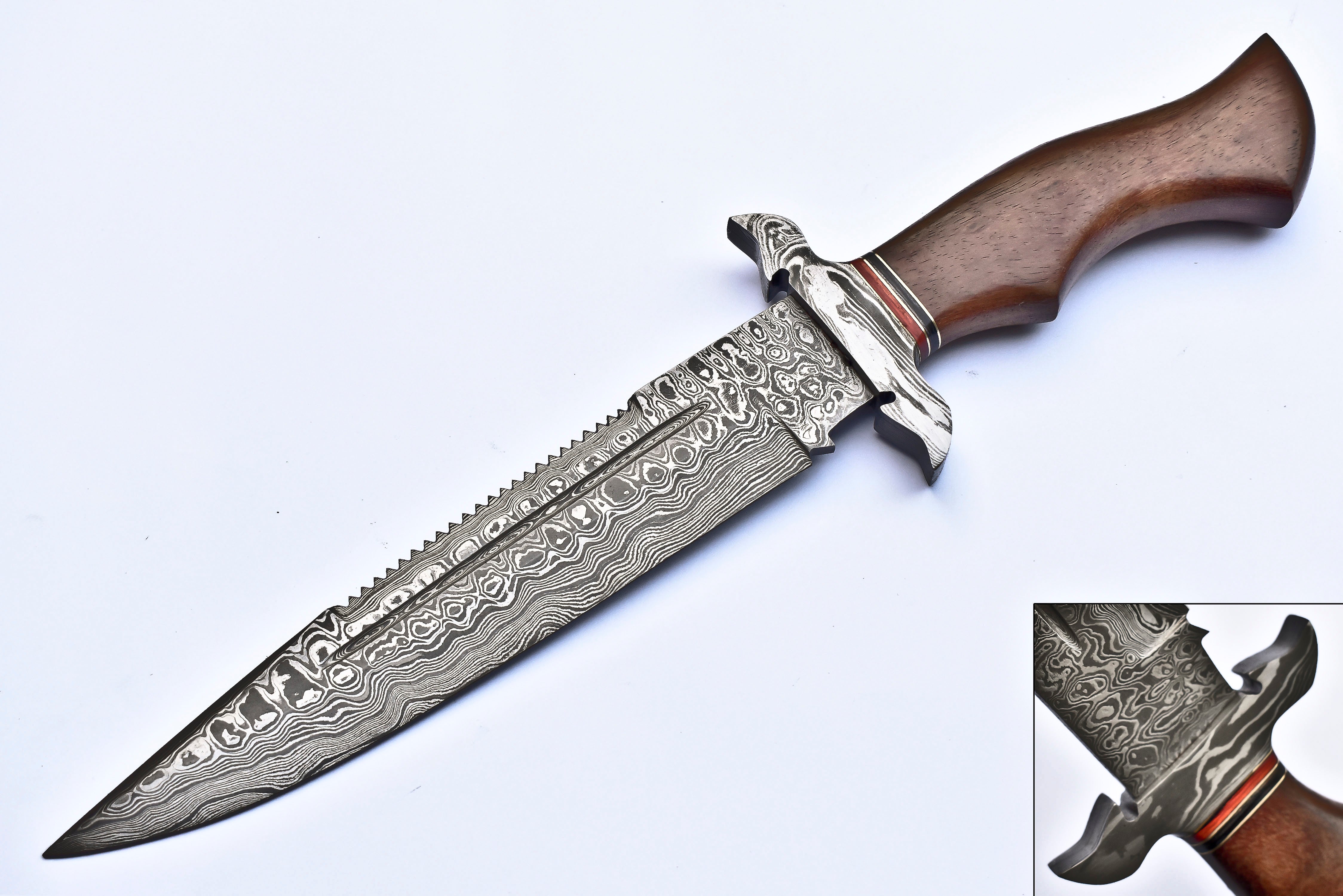Rosewood Handle, Leather Sheath Knives Craft
