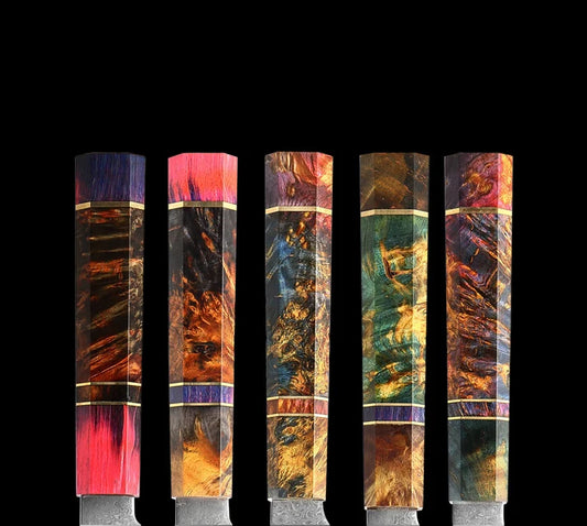 Mystic Wave Damascus Chef Knife