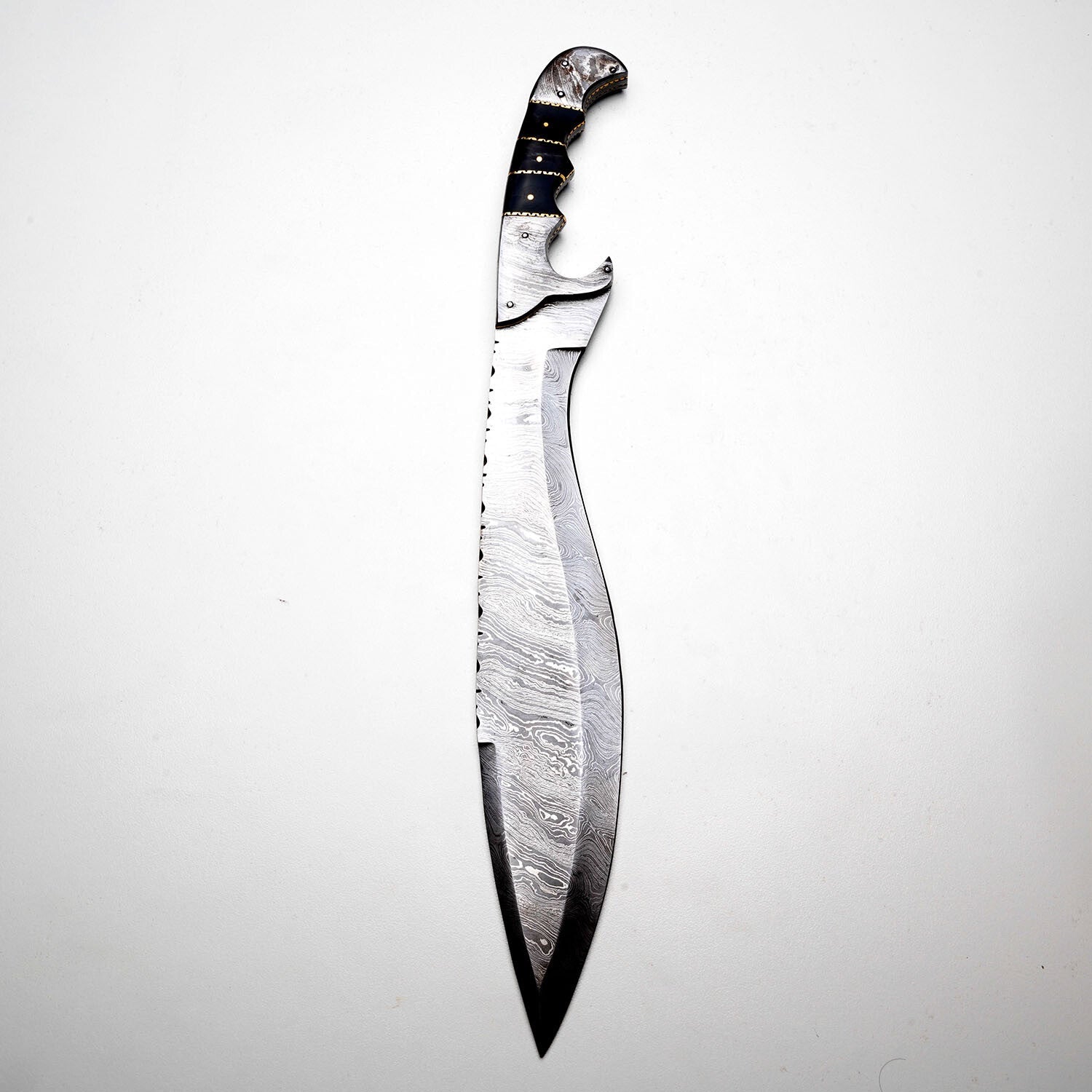 Hand-Forged Damascus Steel Warrior Knife – Collectible &amp; Functional Knives Craft