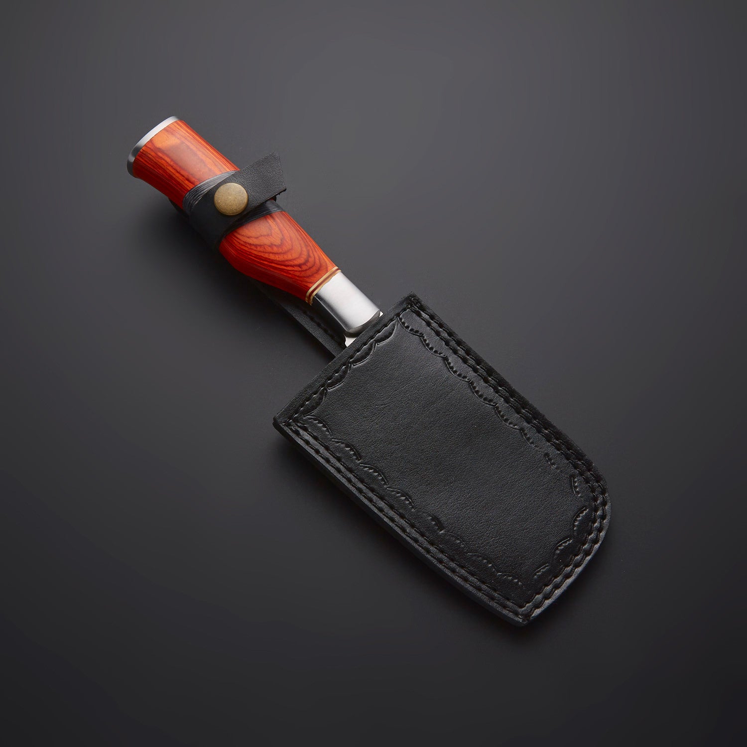 ForgeEdge™ Mini Cleaver Knife – Handcrafted Resin Handle Knives Craft