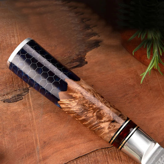 Shadow Wave Damascus Paring Knife