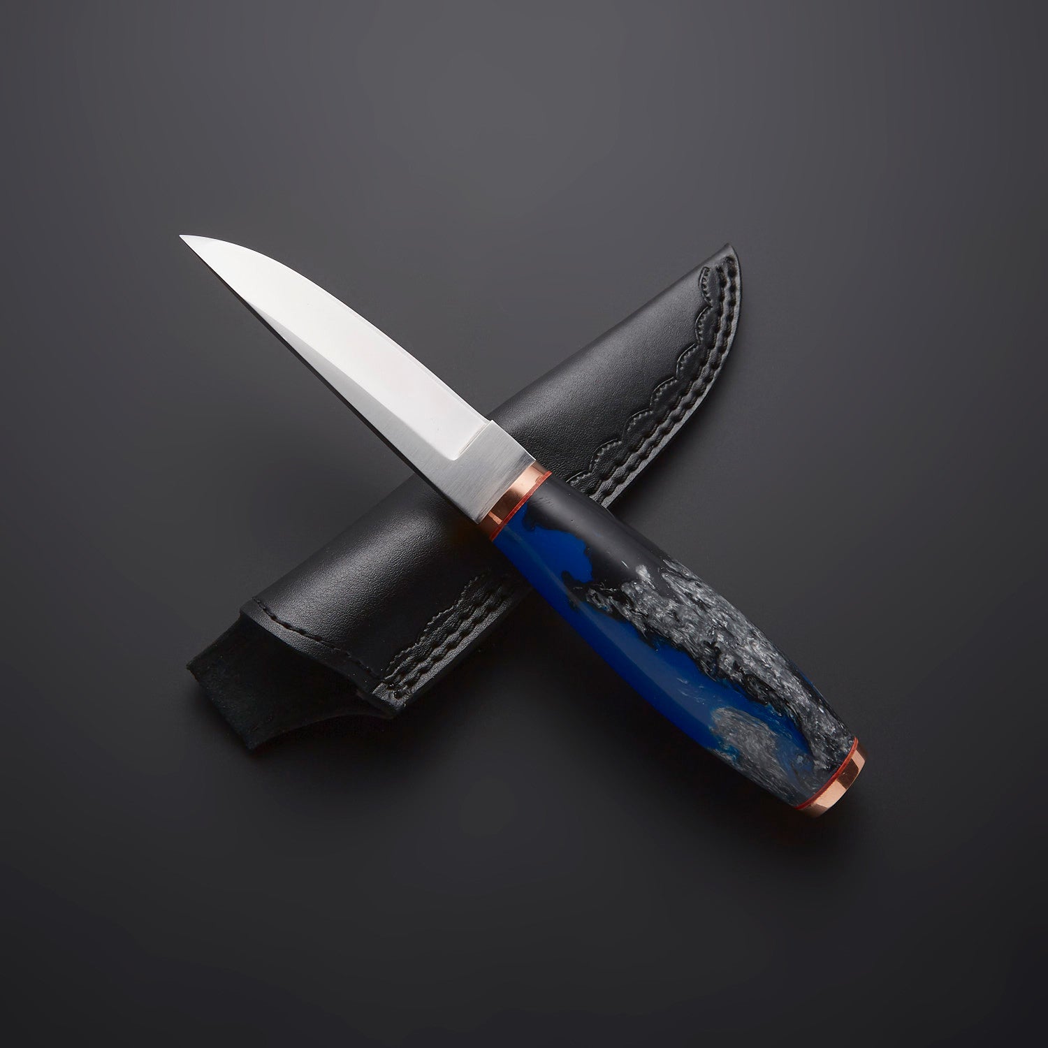 EmeraldEdge™ Handcrafted Chef Knife – Premium Resin Handle Kitchen Blade Knives Craft