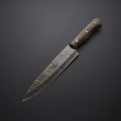 DamascusEdge™ Hand-Forged Chef Knife – Premium Kitchen Masterpiece Knives Craft