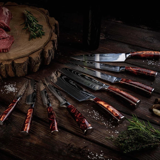 Damascus Nakiri Vegetable Cleaver