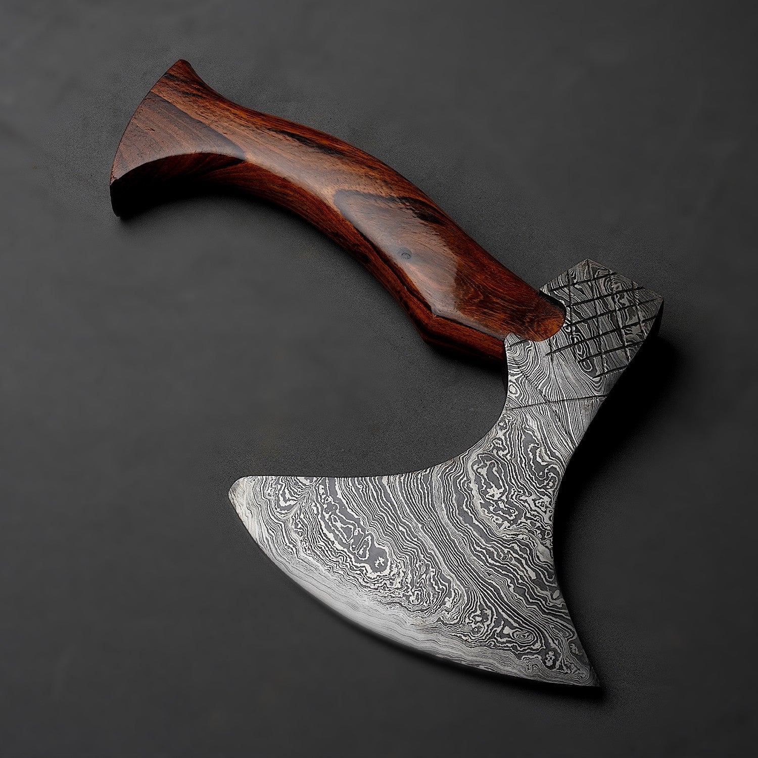 Handmade Damascus Steel Viking Axe with Sheath Knives Craft