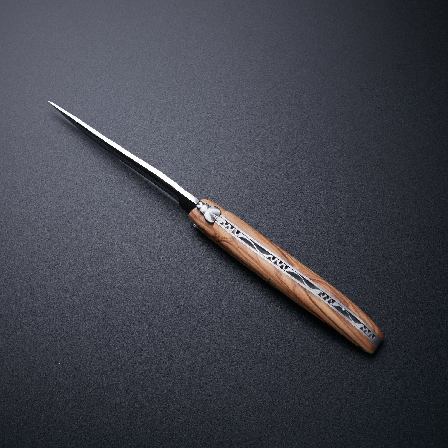 🔪 Hand-Forged Stainless Steel Folding Knife with Wooden Handle 🔪 Knives Craft