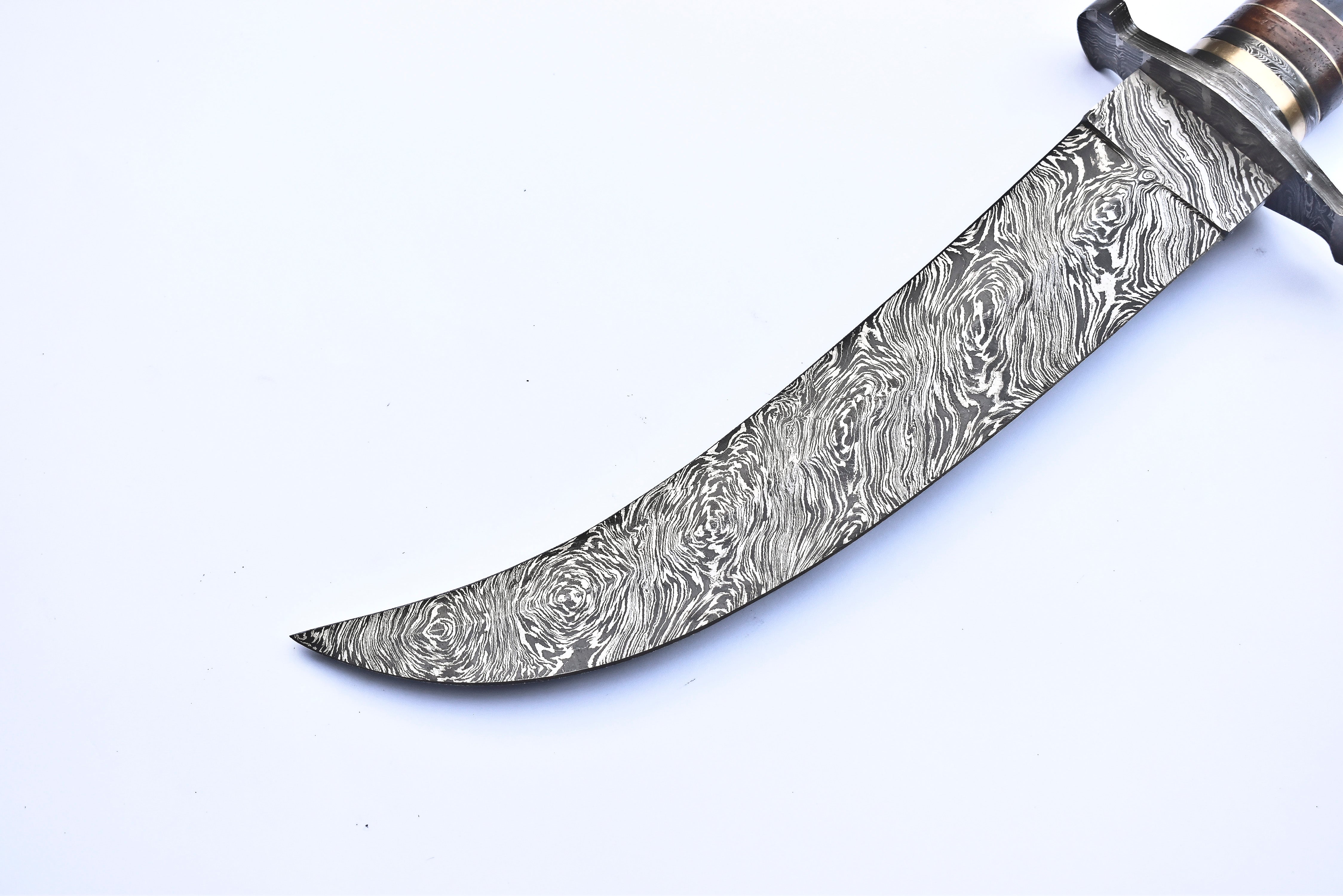 Camel Bone Handle + Leather Sheath Knives Craft