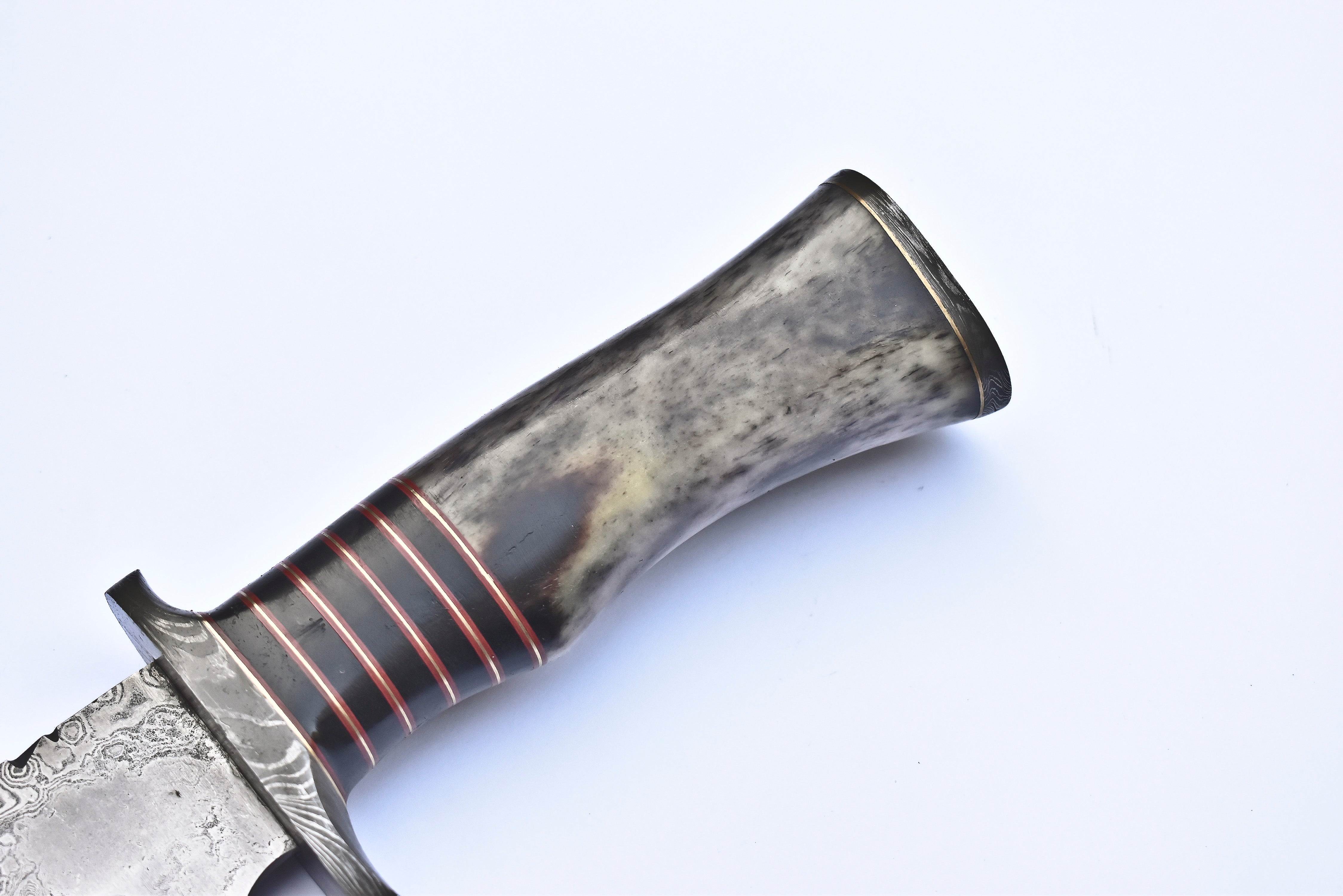 Handmade Survival Knife – 17” Damascus Steel Raindrop Blade Knives Craft