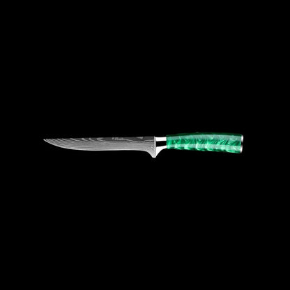 Precision Edge Damascus Boning Knife