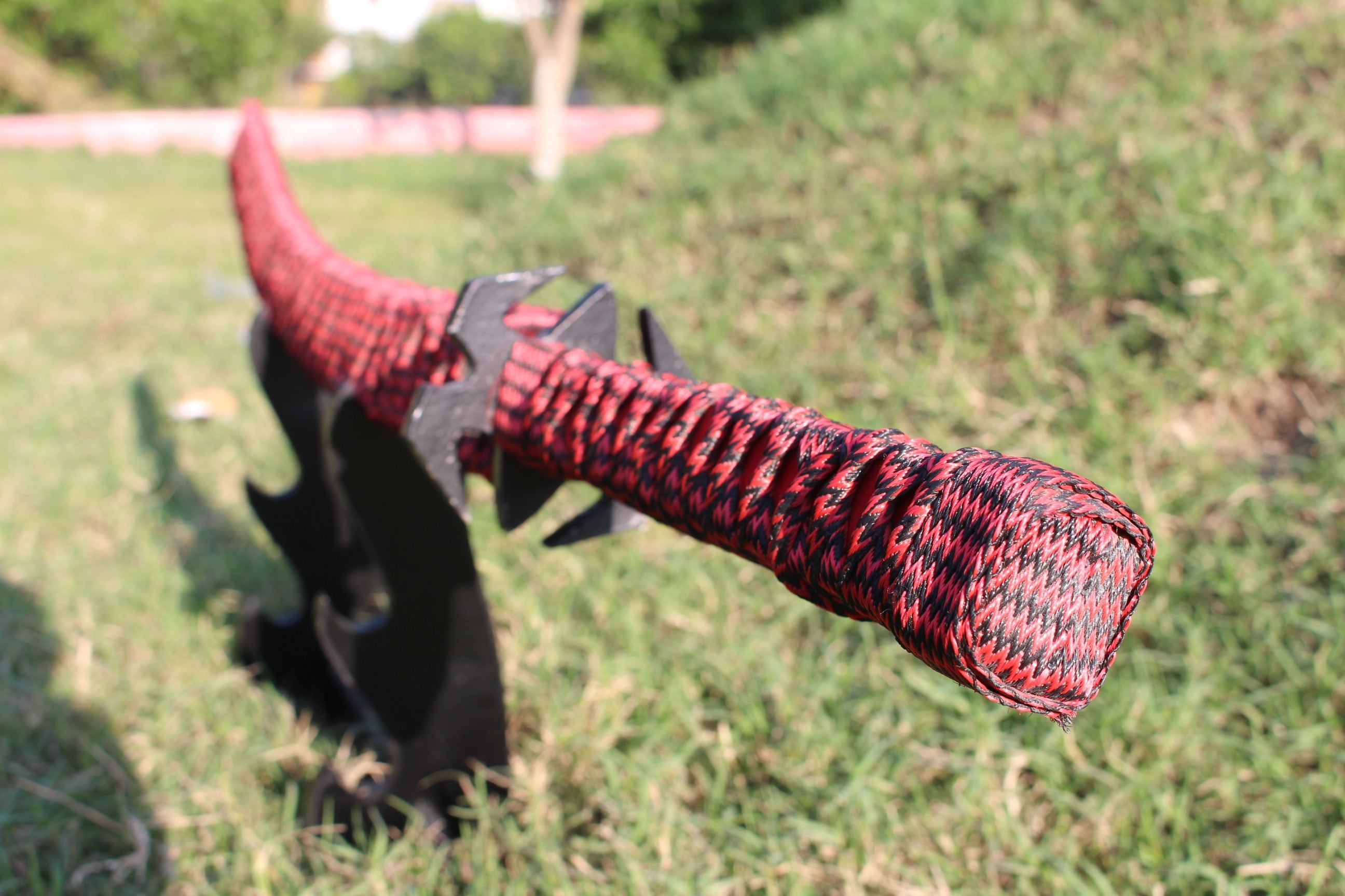 Red Wrapped 5160 Steel Katana Sword Knives Craft