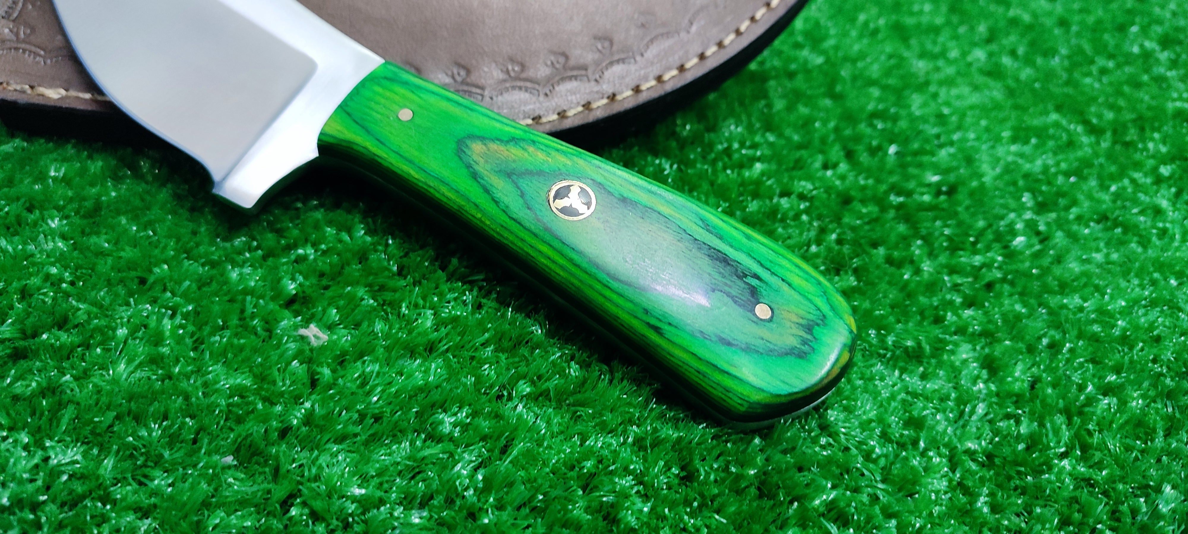 Handmade Skinner Knife – 7.5” Full Tang D2 Steel Blade Knives Craft