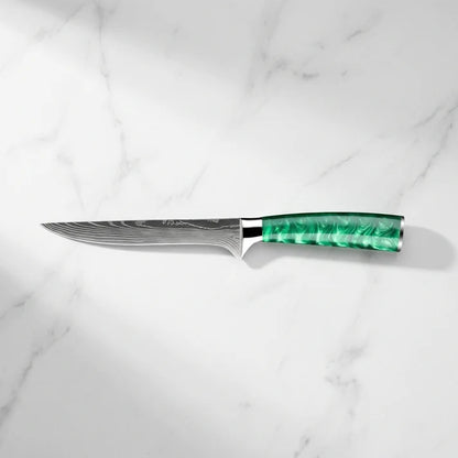 Precision Edge Damascus Boning Knife