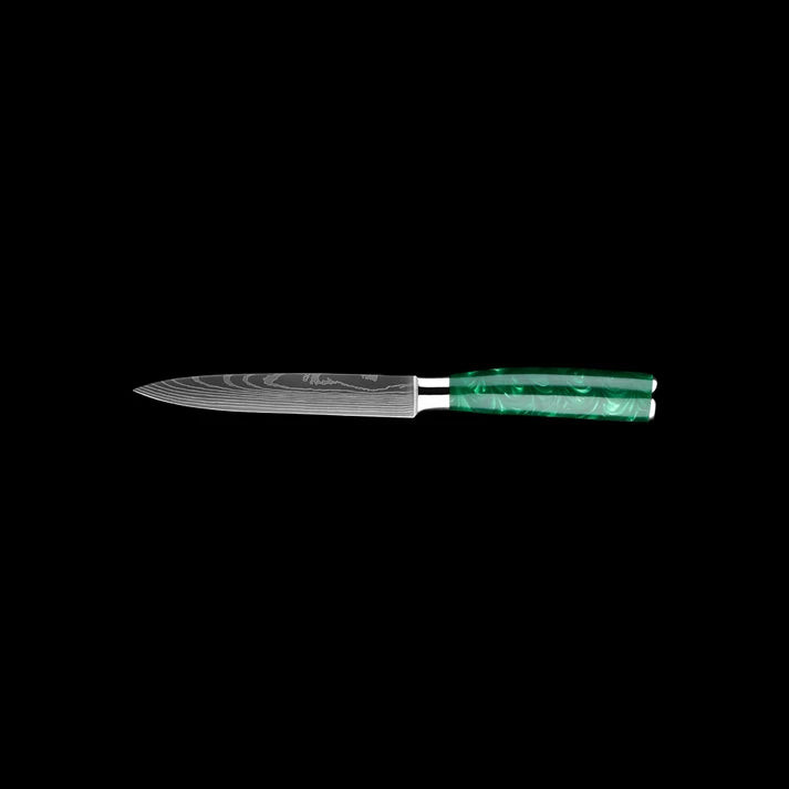 Forest Edge Damascus Paring Knife