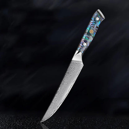 Ocean Mist Damascus Paring Knife