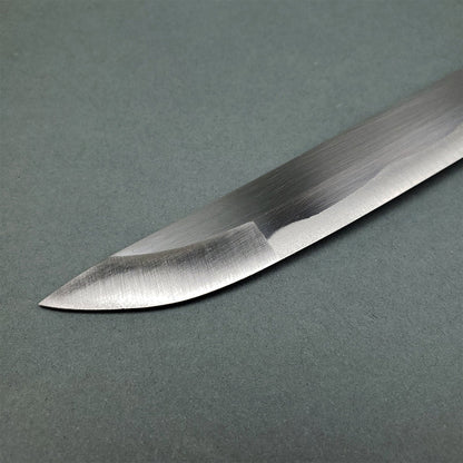 Hand-Forged Samurai Katana with Black Handle &amp; Glossy Scabbard Knives Craft
