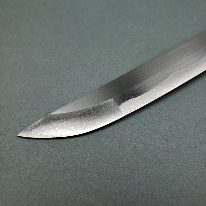 Hand-Forged Samurai Katana with Black Handle &amp; Glossy Scabbard Knives Craft