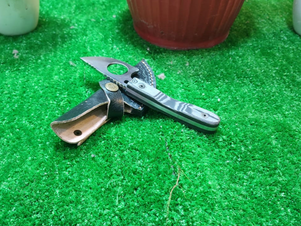 Compact Tactical Fixed Blade Knife with Sheath Knives Craft