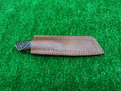 Handmade Fixed Blade Knife with Leather Sheath Knives Craft