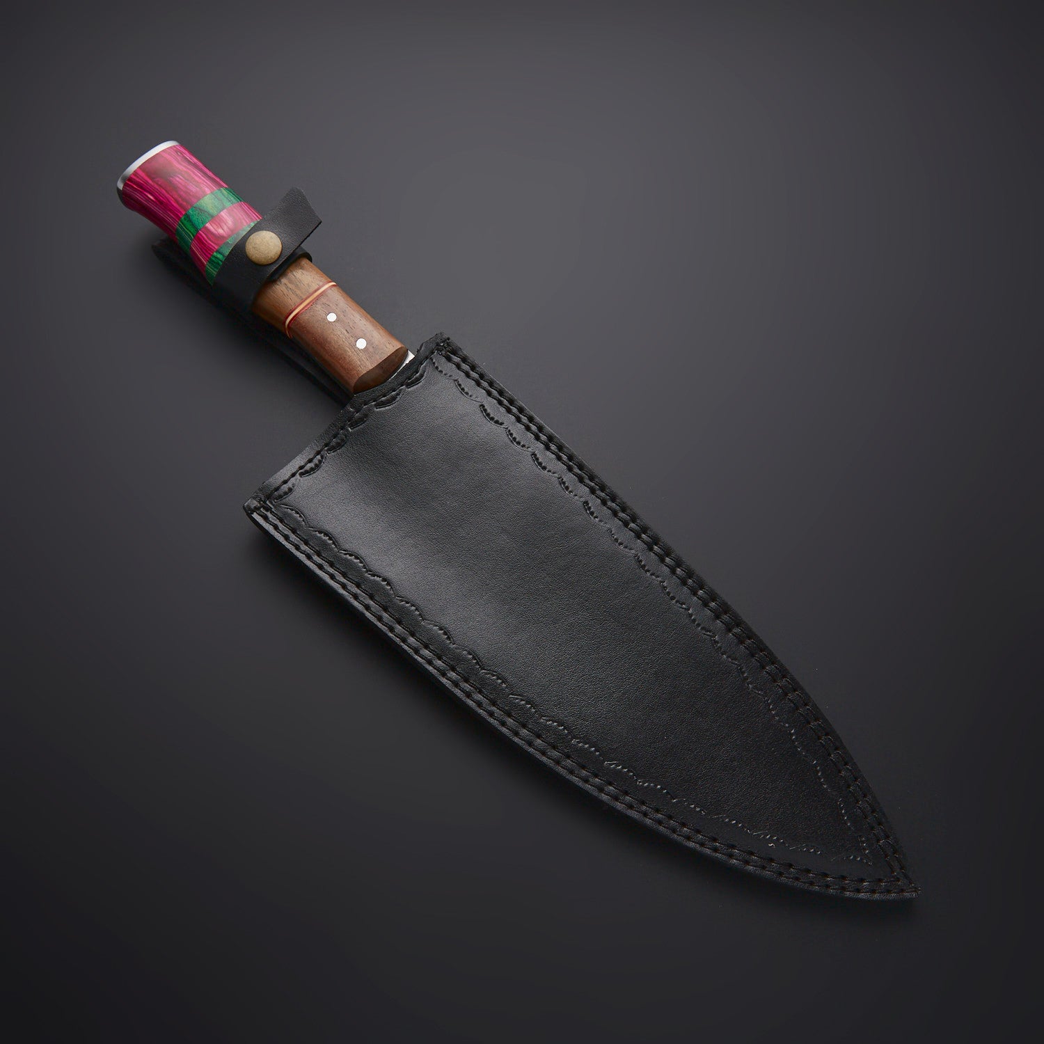 AquaForge™ Handcrafted Utility Knife –Pakka Wood Handle Collector’s Edition Knives Craft