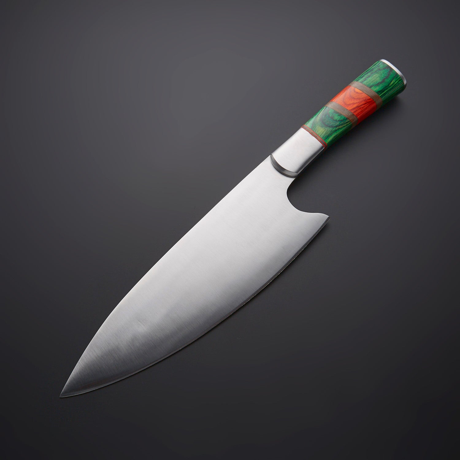 ImperialForge™ Stainless Steel D2 Chef Knife – Wood & Purple Resin Handle Knives Craft