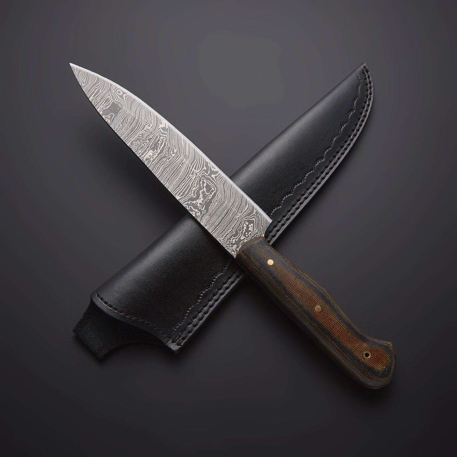 DamascusEdge™ Hand-Forged Chef Knife – Premium Kitchen Masterpiece Knives Craft