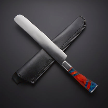 ArtisanEdge™ Serrated Bread Knife – Premium Resin Handle Knives Craft