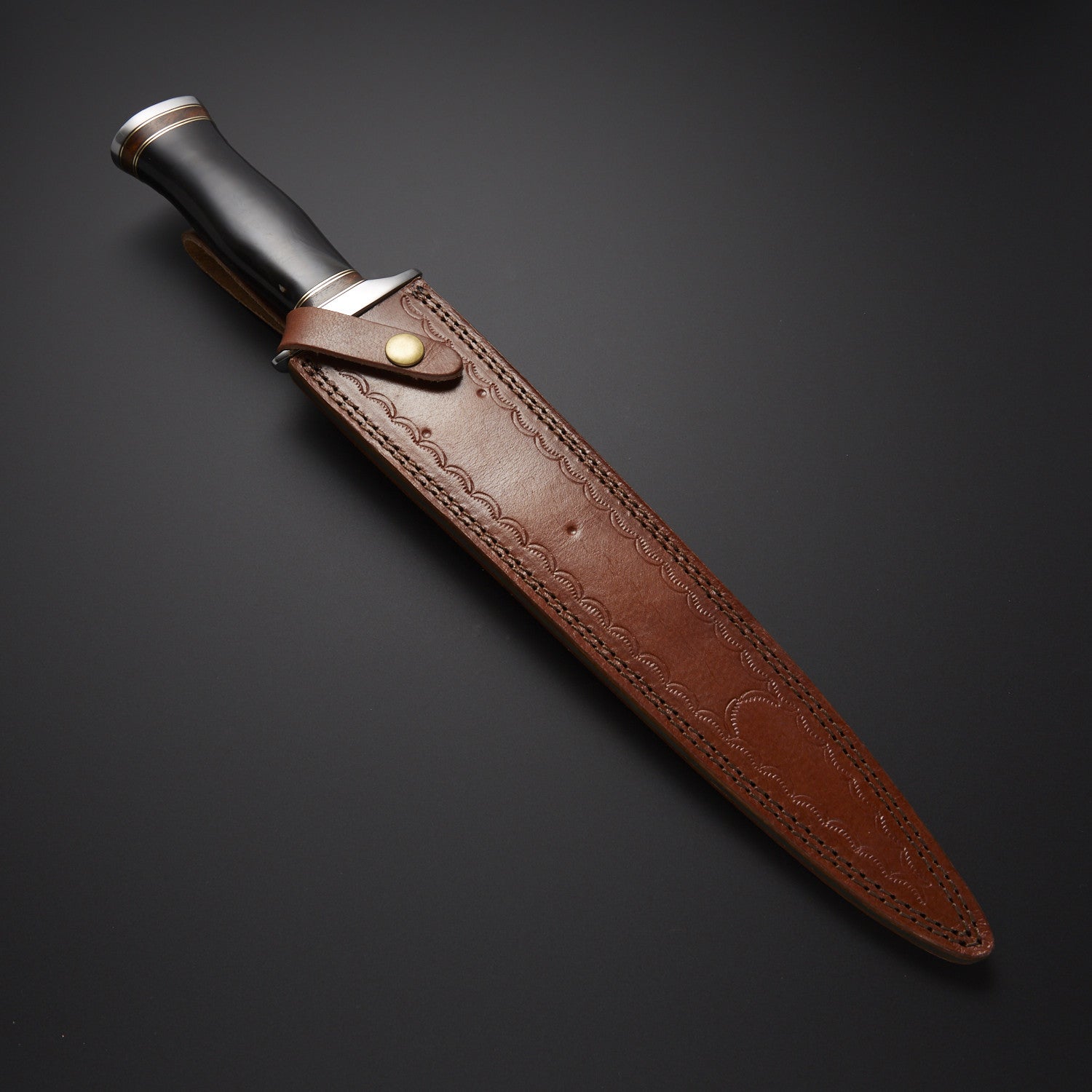 Classic Dagger Knife with Leather Sheath – Collectible &amp; Outdoor Ready Knives Craft