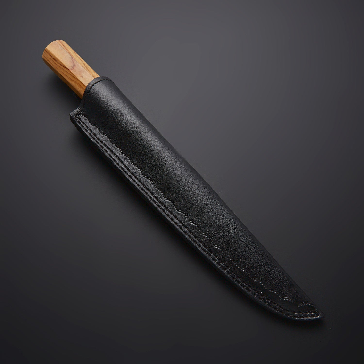 FalconEdge™ Curved Fillet Knife – Handcrafted Green & Maroon Handle Knives Craft