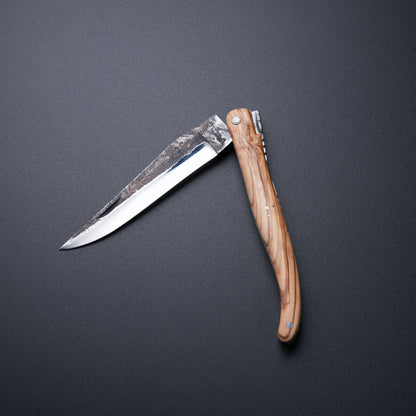 🔪 Hand-Forged Stainless Steel Folding Knife with Wooden Handle 🔪 Knives Craft