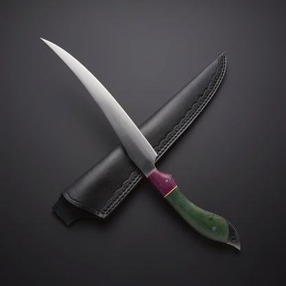 CrimsonEdge™ Handcrafted Chef Knife – Premium Red & Black Resin Handle Knives Craft