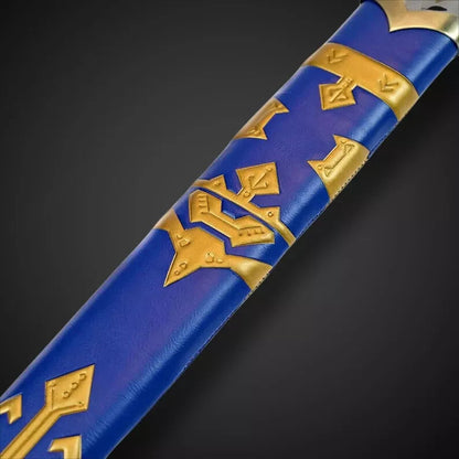 Zelda Sword – Legendary Design with Blue and Gold Handle Knives Craft