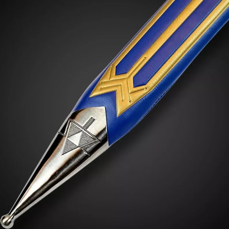 Zelda Sword – Legendary Design with Blue and Gold Handle Knives Craft