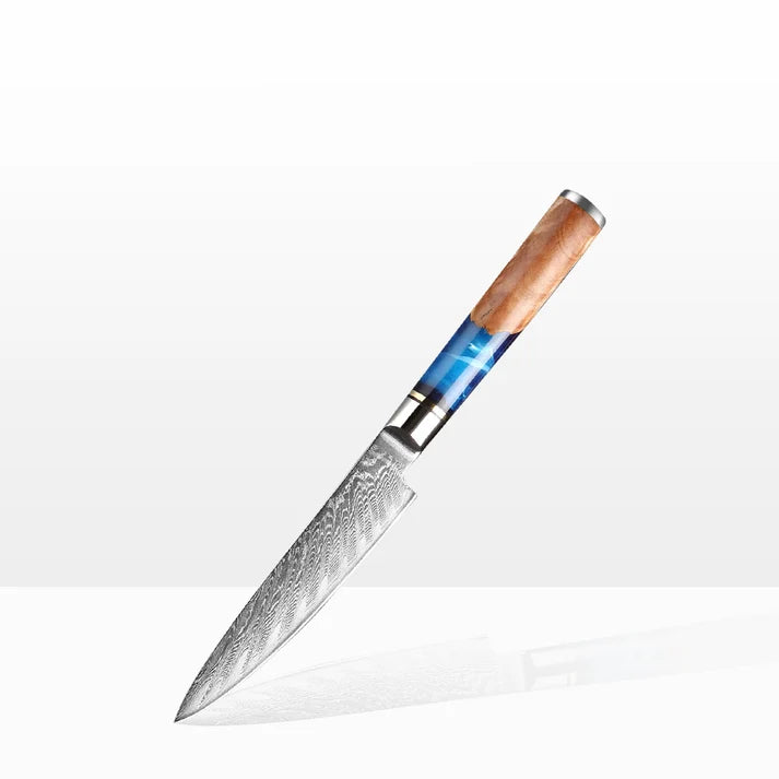 Ocean Damascus Petty Knife